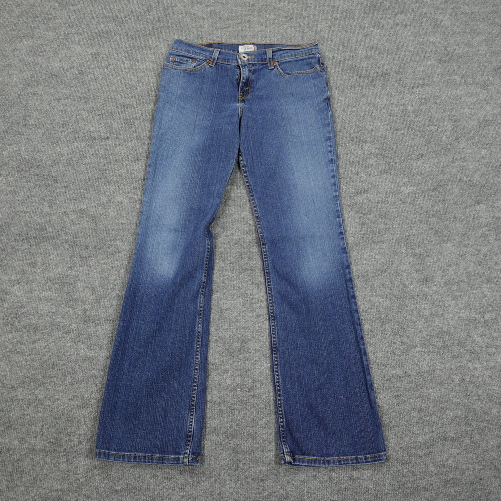 Levi's Jeans Womens 7 M Blue Mid Rise Bootcut Stretch Denim Medium Wash